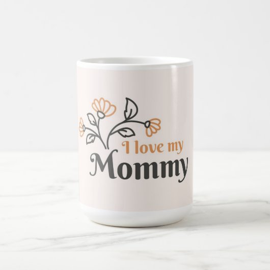 Je T'Aime Mug De Café Maman (Centre)