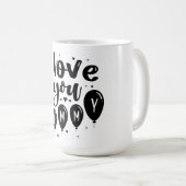 Je T'Aime Mug De Café Maman (Devant droit)