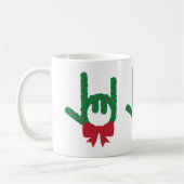 Je t'aime Mug de Noël (Gauche)