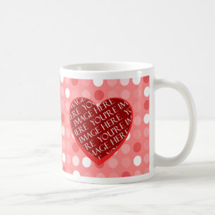 Je t'aime Mug Modèle photo de la Saint Valentin