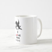Je t'aime Mug personnalisé (Devant droit)