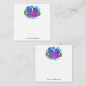 Je t'aime Note Design de carte (Devant / Derrière)