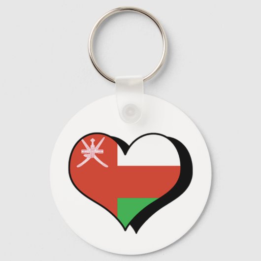 Je t'aime Oman Porte-clés (Recto)