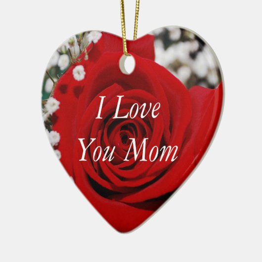 Je t'aime ornement de maman (Gauche)