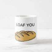 Je T'Aime Pain - Mug de la Saint-Valentin (Centre)