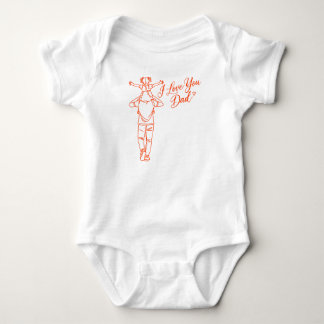 Je t'aime Papa Body bébé