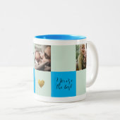 "Je t'aime, papa" cadeau photo Mug (Devant droit)