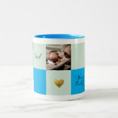 "Je t'aime, papa" cadeau photo Mug (Centre)