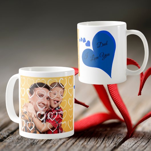 Je t'aime Papa Fête des pères Cadeau Café Mug