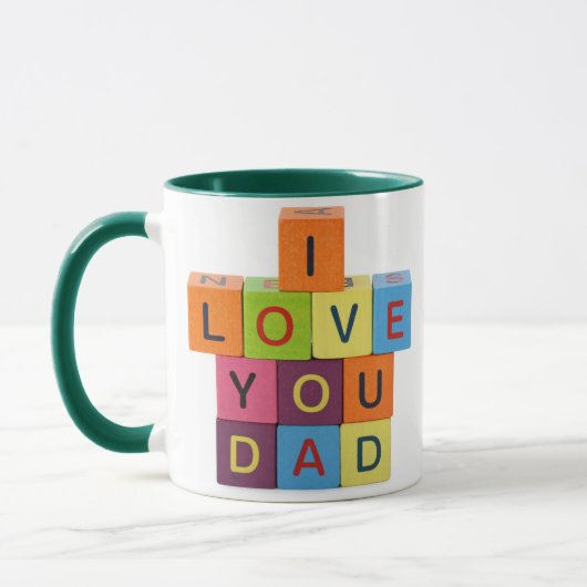 Je T'Aime Papa Mug (Gauche)