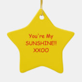 "Je t'aime, papaye. Ornement de Joyeux Noël" (Dos)