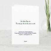 Je t'aime partout - cartes de pâques de femme (Dos)