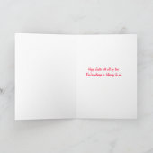 Je t'aime partout - cartes de pâques de femme (Intérieur)