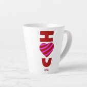 Je T'Aime Petite Mug En Latte (Angle droit)