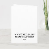 JE T'AIME PLUS ! CARTE D'ANNIVERSAIRE (Dos)