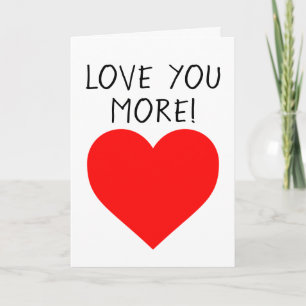 JE T'AIME PLUS ! CARTE D'ANNIVERSAIRE