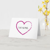 Je t'aime Plus Carte Saint Valentin (Fleur jaune)