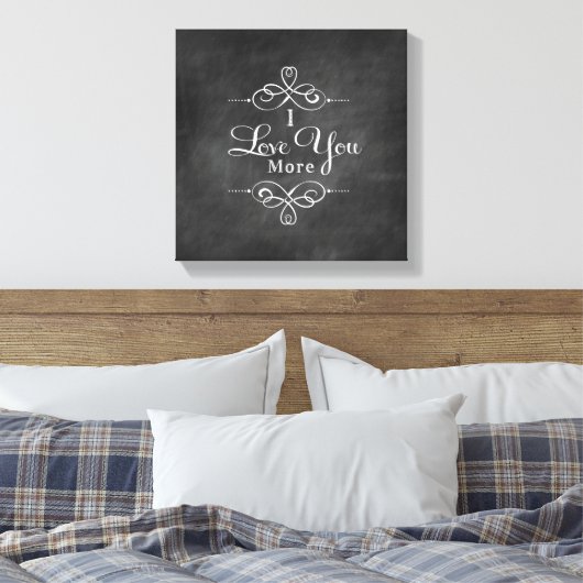 Je T'Aime Plus Citation D'Art Mur En Toile (Insitu(Chambre))