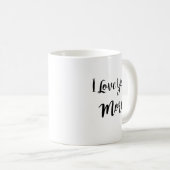 Je T'Aime Plus De Mug De Café (Devant droit)