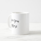 Je T'Aime Plus De Mug De Café (Devant gauche)