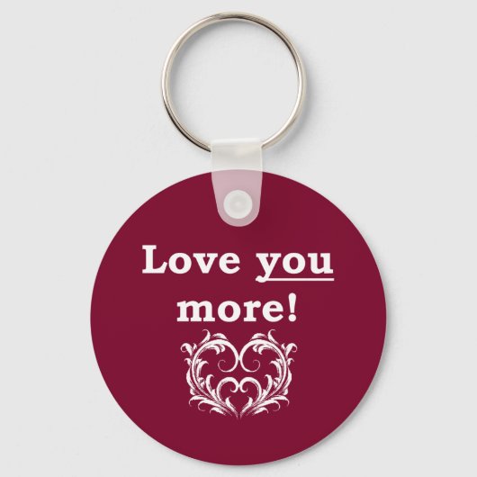 Je T'Aime Plus ! Porte-clés (Recto)