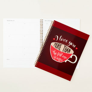 Je t'aime plus que citation drôle de café