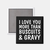 JE T'AIME PLUS QUE DES BUSCUITS ET DES MAGNETS GRA (Recto/Verso)