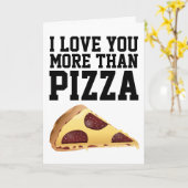 JE T'AIME PLUS QUE DES CARTES DE GRÂCE À LA PIZZA (Fleur jaune)
