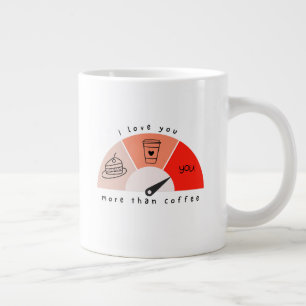 Je t'aime plus que du café La Mug de Saint-Valenti