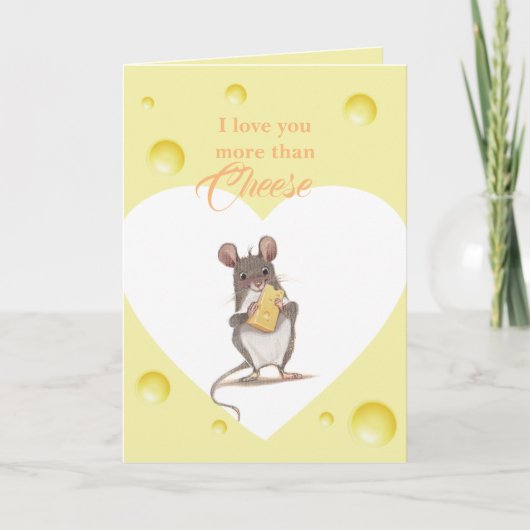 Je T'aime plus que la carte au fromage (Devant)