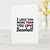 Je t'aime plus que la carte de baseball (Fleur jaune)