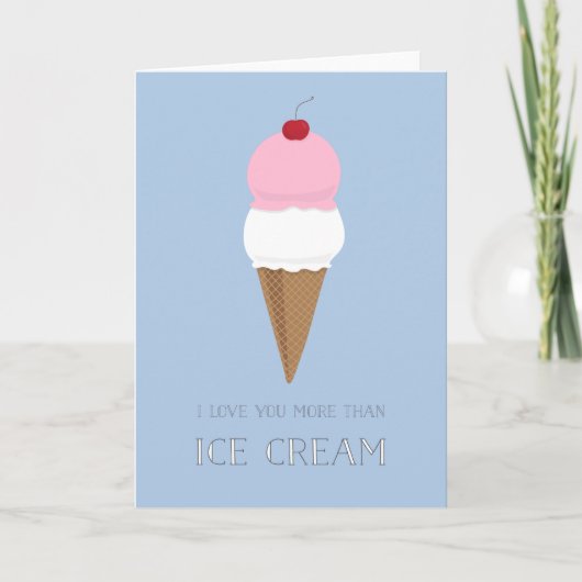 Je T'Aime Plus Que La Carte Valentine De Crème De  (Devant)
