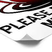 Je t'aime plus que le café Affiche Signe Drôle (Coin)