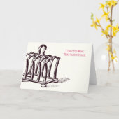 Je t'aime plus que le pain tranché ! Carte (Fleur jaune)