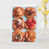 JE T'AIME ***PLUS QUE LES CRÊPES*** CARTE D'AMOUR (Fleur jaune)