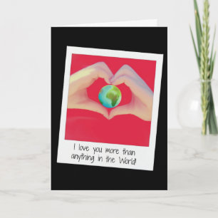 "Je t'aime plus que tout dans la carte du monde"