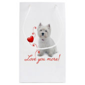 Je T'Aime Plus ! Sac cadeau Westie (Dos)
