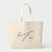 je t'aime plus. Sacs à provisions (Devant)