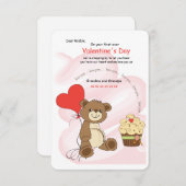 Je t'aime Porte Carte Saint Valentin (Devant / Derrière)