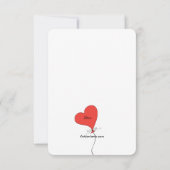 Je t'aime Porte Carte Saint Valentin (Dos)