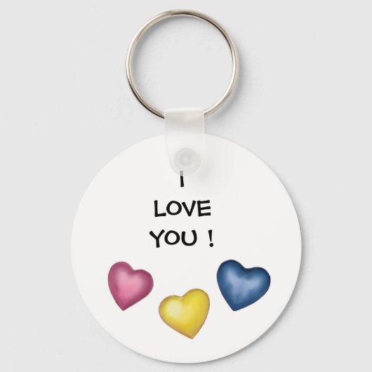 JE T'AIME ! Porte-clés (Recto)
