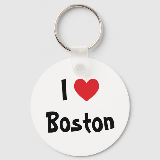 Je t'aime porte-clés Boston (Recto)
