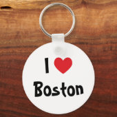 Je t'aime porte-clés Boston (Recto)