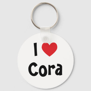 Je t'aime porte-clés Cora