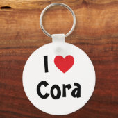 Je t'aime porte-clés Cora (Recto)