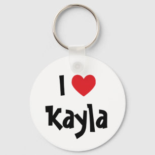 Je t'aime porte-clés Kayla