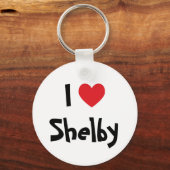 Je t'aime porte-clés Shelby (Recto)