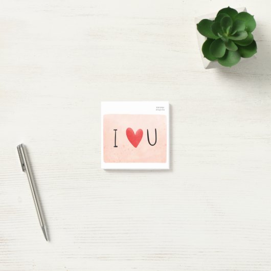Je t'aime Post-it Notes (Bureau)