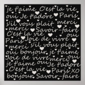 Je t'aime poster (Voorkant)