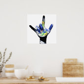 Je t'aime Poster de la planète Terre (Cuisine)